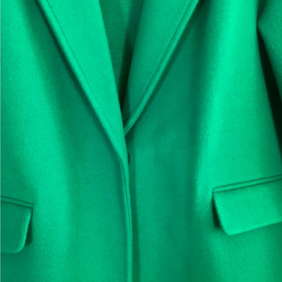 Topshop Bright Green Overcoat (6) - Picture 3 of 8